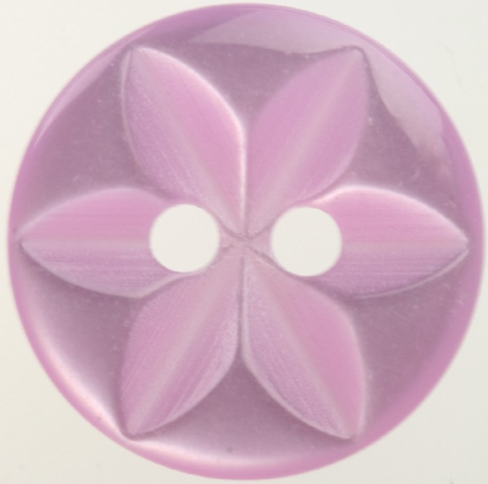 Star Purple Button 14mm